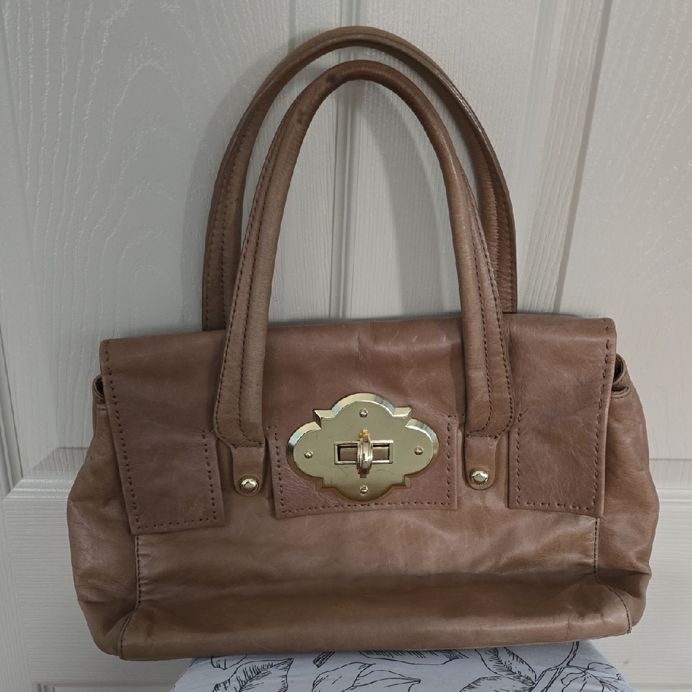 Cynthia Rowley Tan Leather Satchel